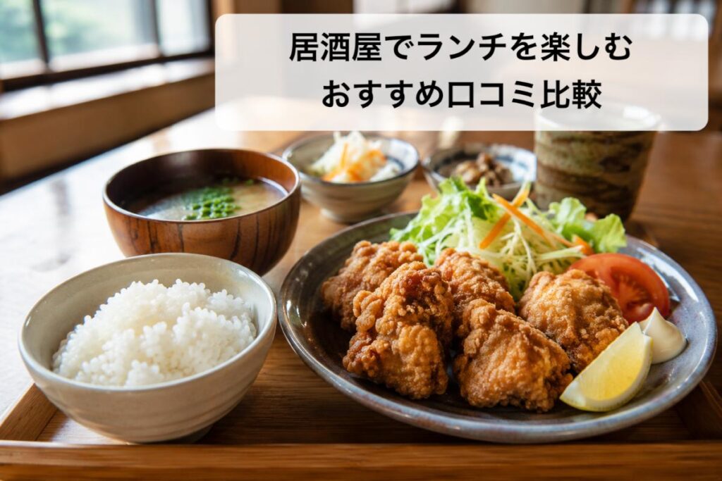 居酒屋でランチを楽しむおすすめ口コミ比較