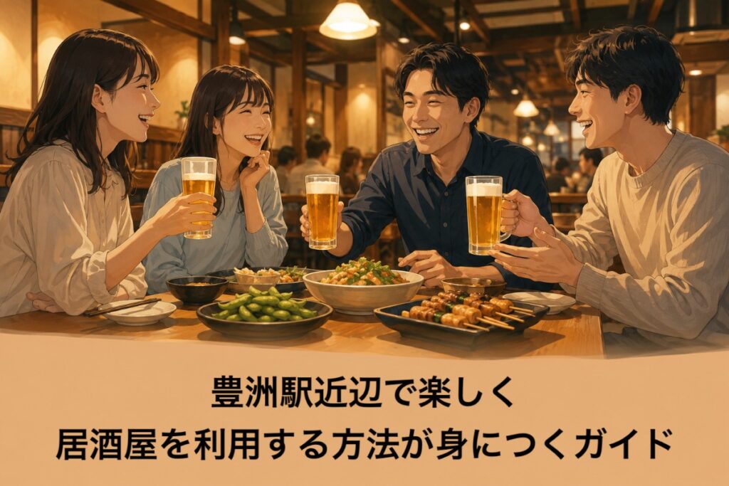 豊洲駅近辺で楽しく居酒屋を利用する方法が身につくガイド