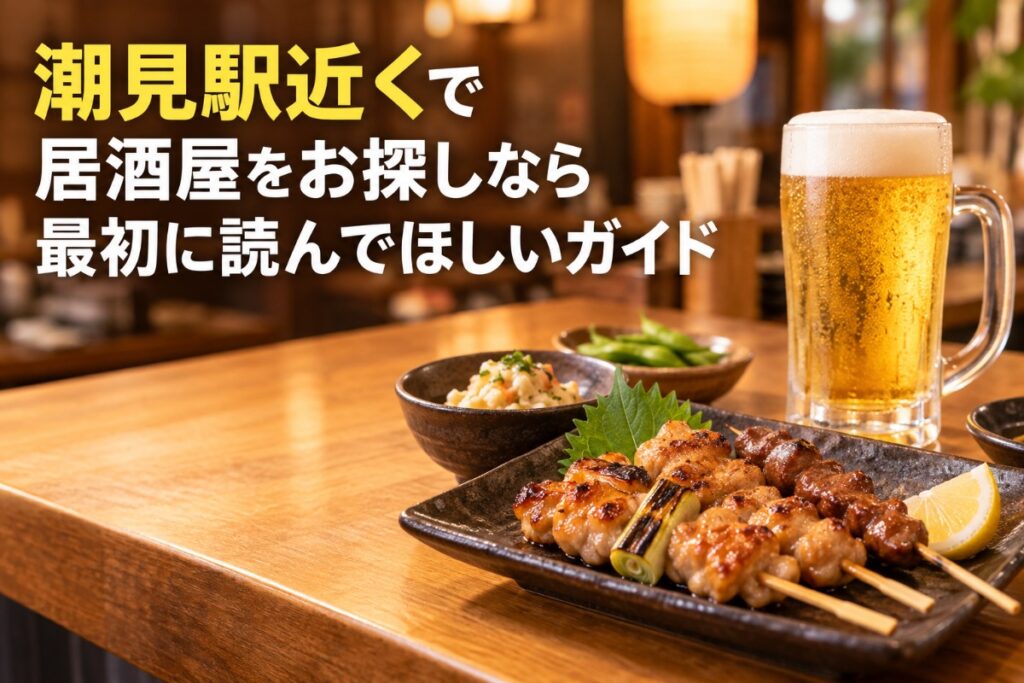 潮見駅近くで居酒屋をお探しなら最初に読んでほしいガイド